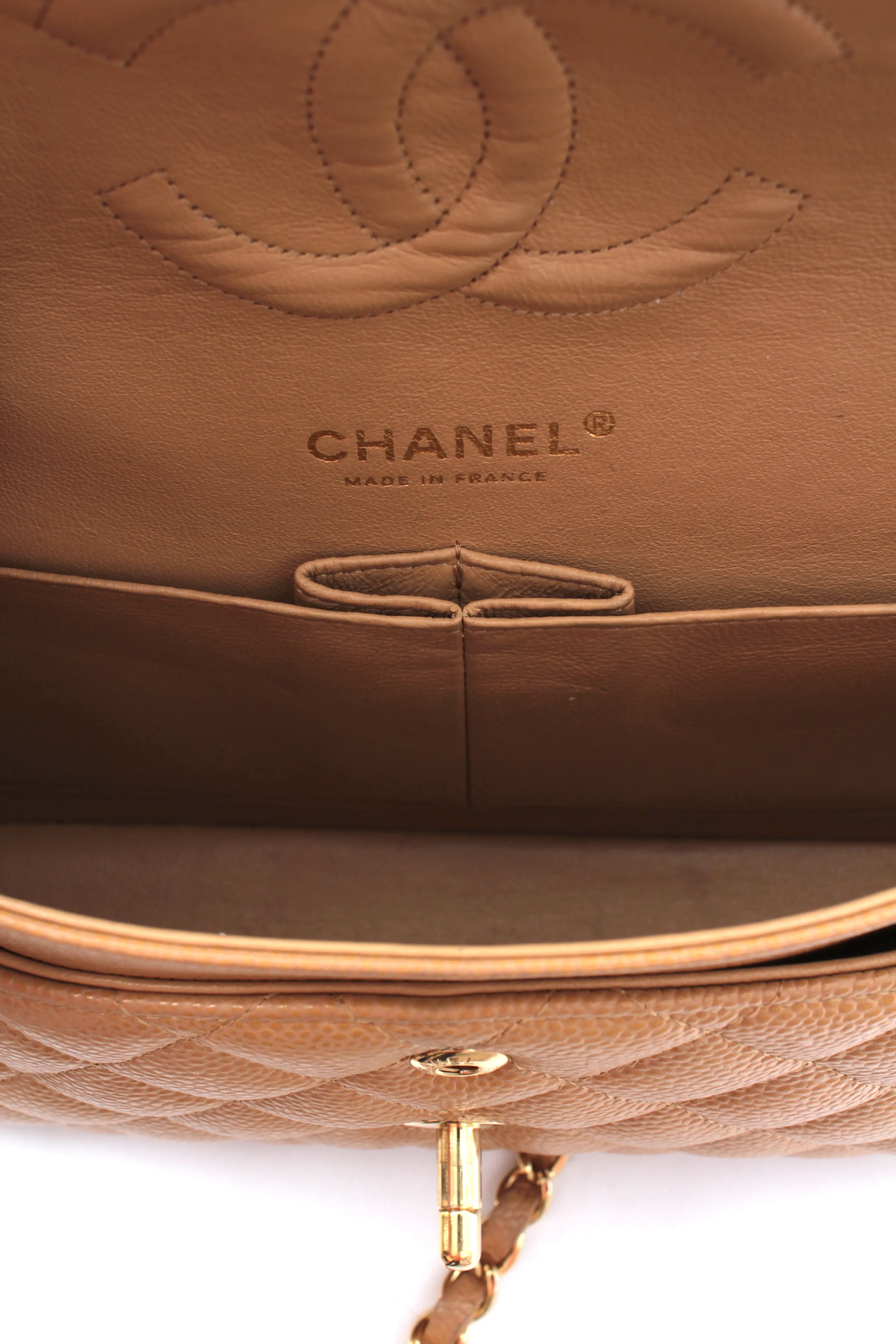 Chanel Timeless Caviar Leather Flap Bag