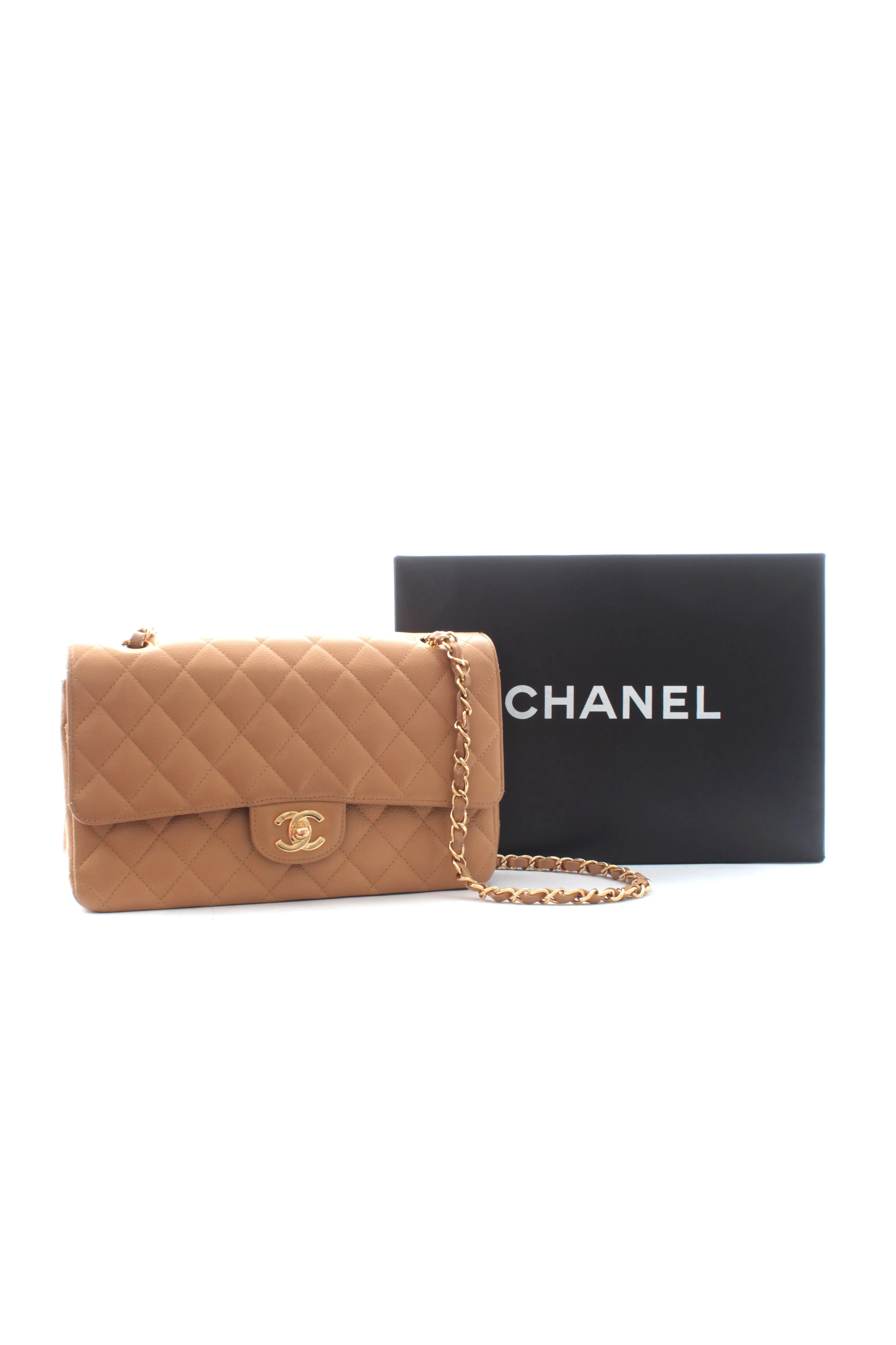 Chanel Timeless Caviar Leather Flap Bag