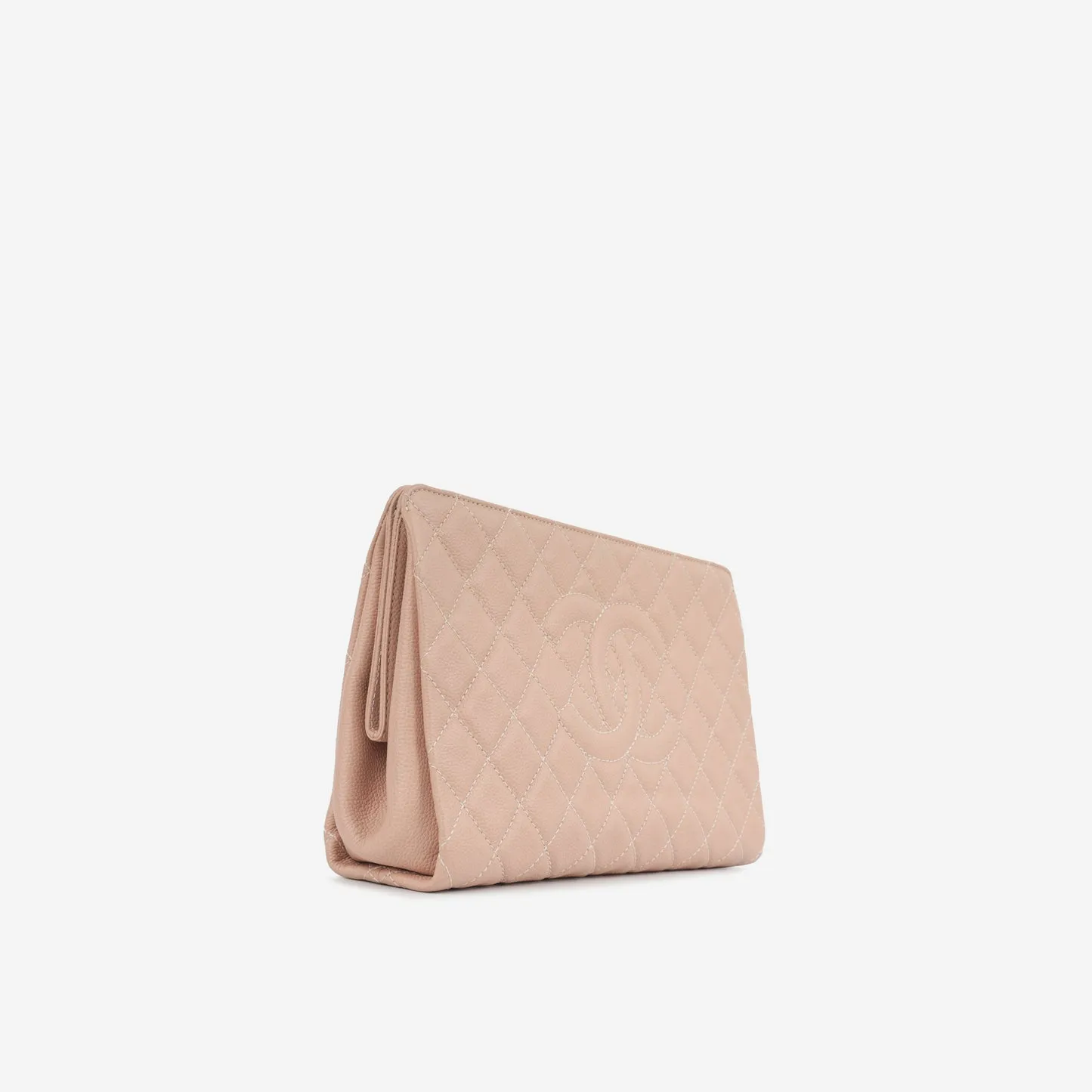 Chanel - Timeless Clutch - Pink Caviar SHW - 2014/15 - Pre-Loved