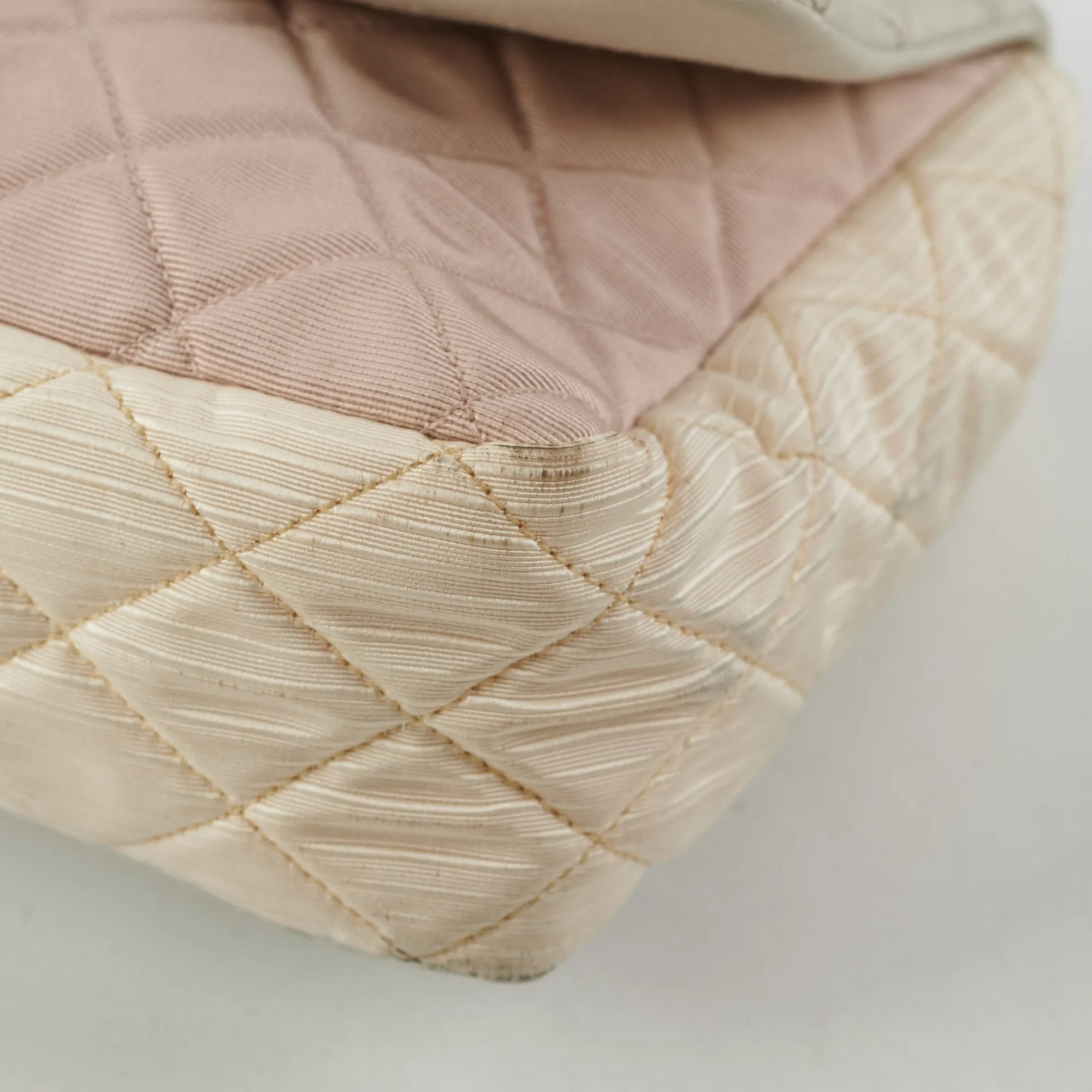 Chanel Tri-Color Microfiber Reissue Jumbo Flap Bag