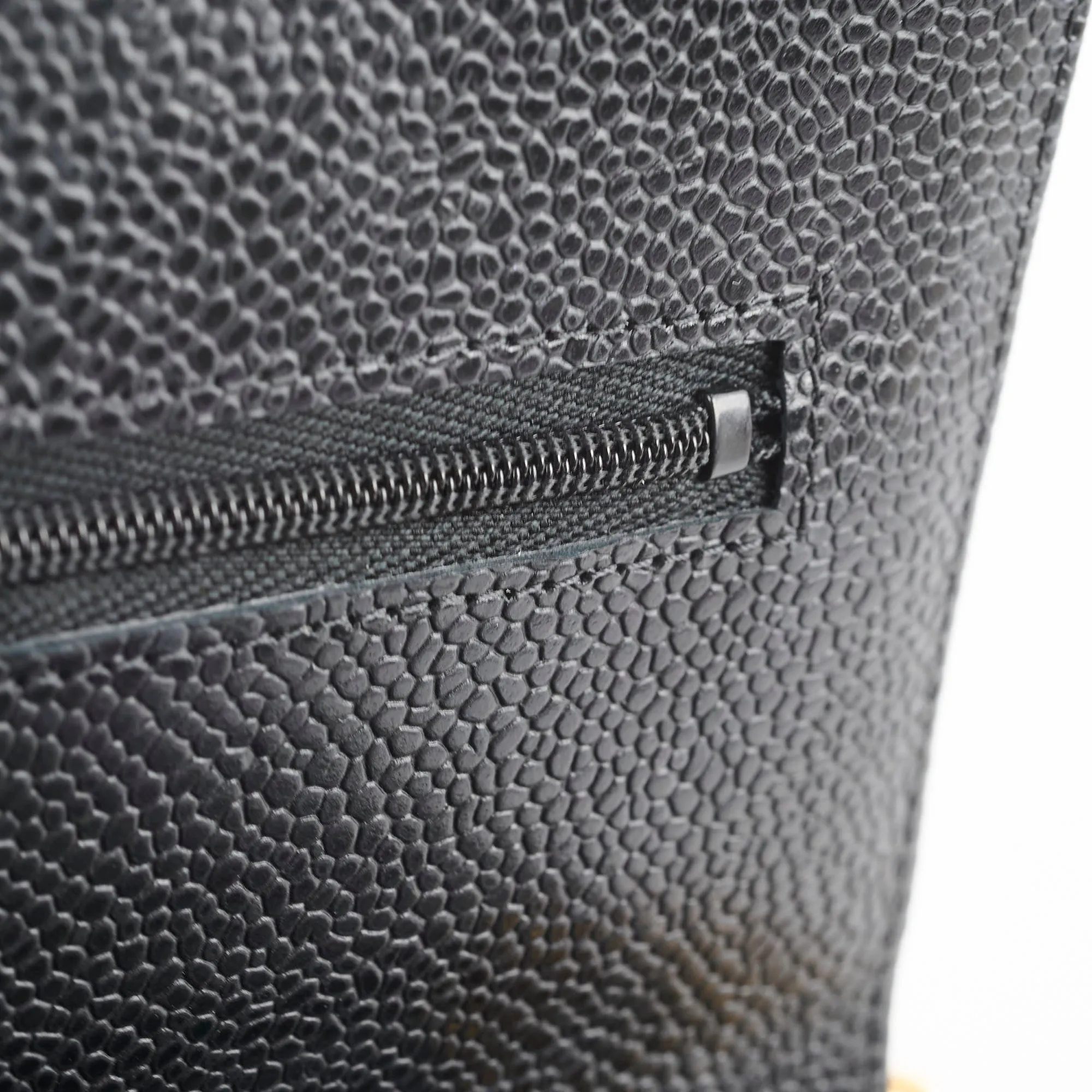 Chanel Wallet On Chain WOC Caviar Black