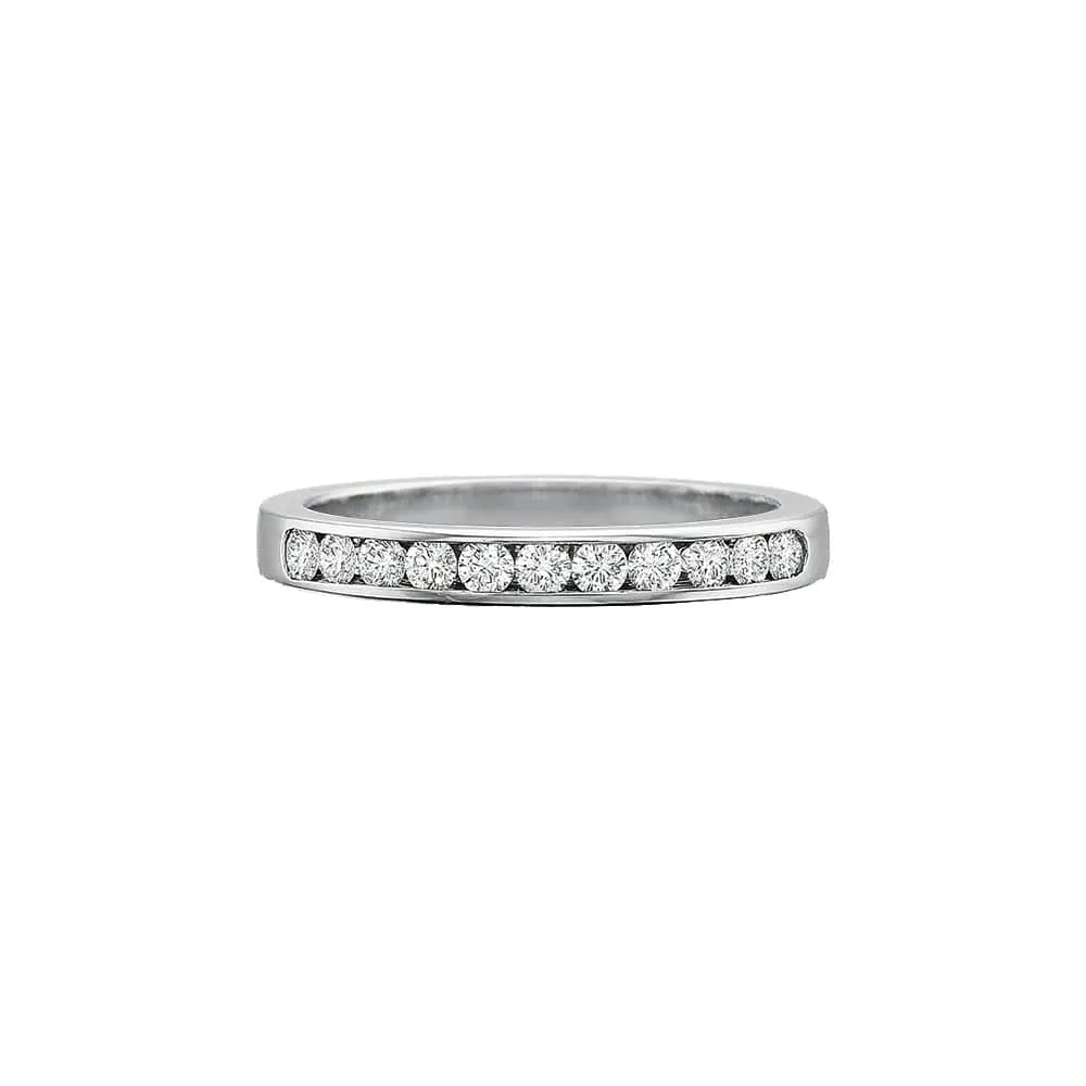 Channel Set Diamond Band 
