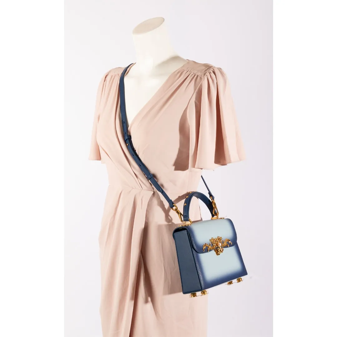 Charles & Keith Merial Metallic Accent Ombre Top Handle Bag