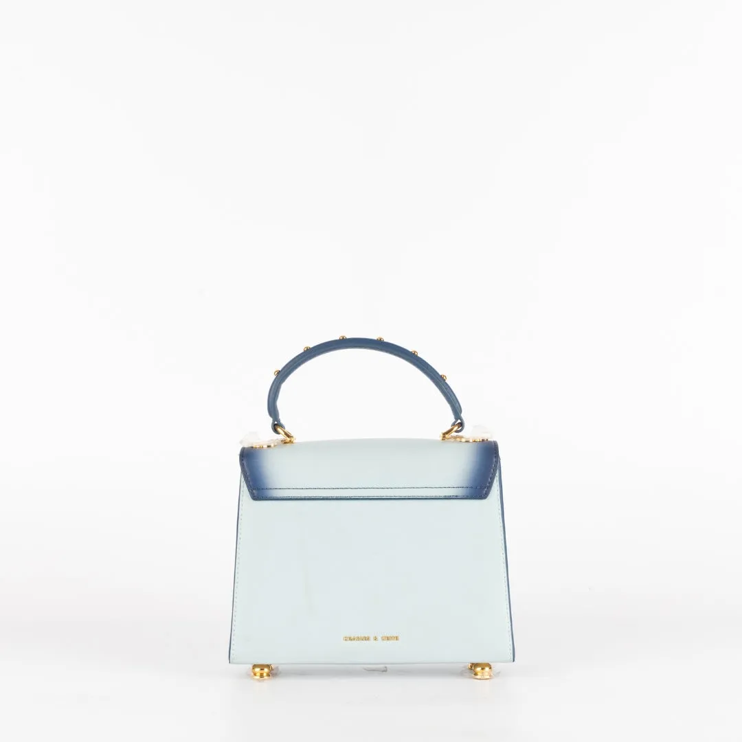 Charles & Keith Merial Metallic Accent Ombre Top Handle Bag