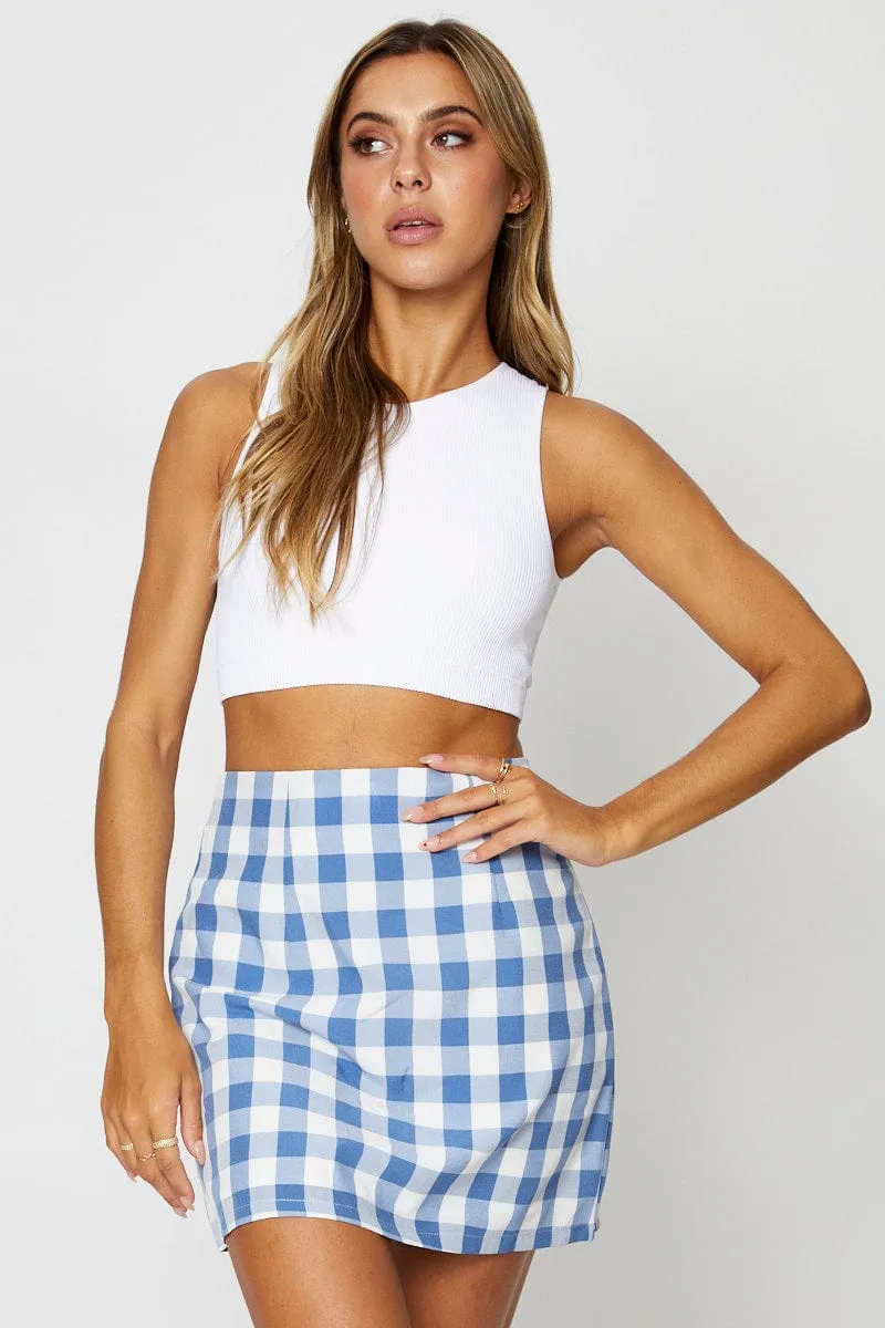 Check Mini Skirt High Rise,skirt,denim skirt,mini skirt,maxi skirt,jean skirt,skort,tennis skirt,pleated skirt,pencil skirt,bubble skirt,plisse skirt,fitted skirt,midi skirt,short skirt,short mini skirt,leather skirt,a line skirt