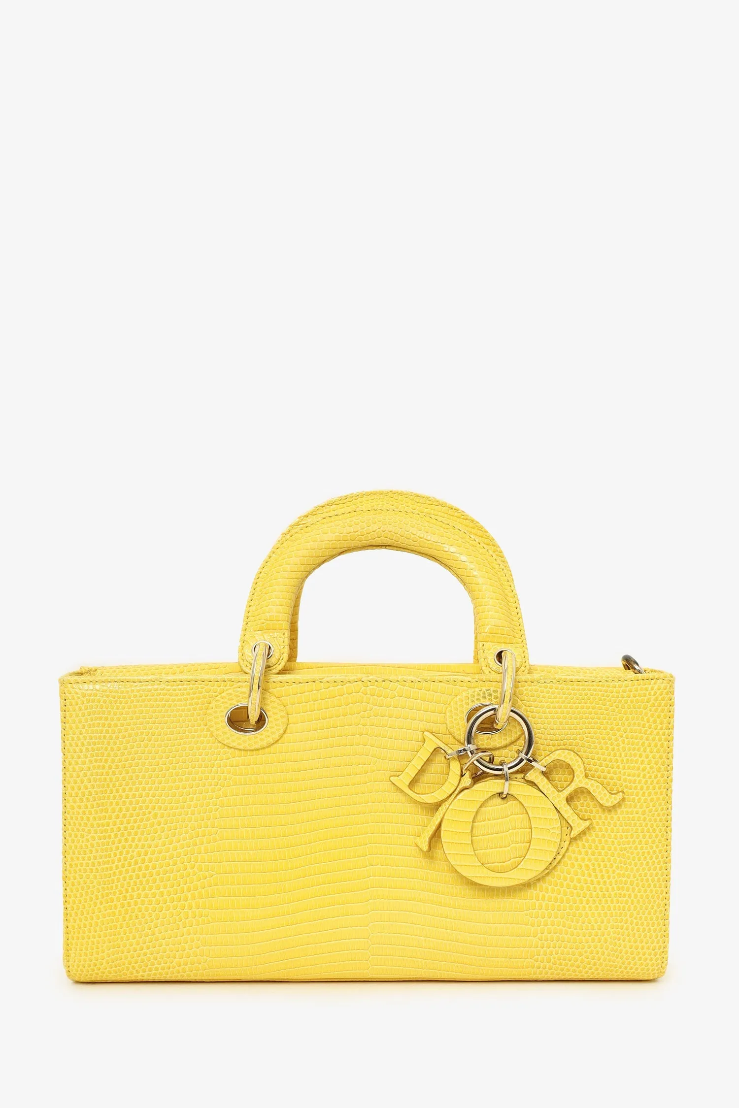 Christian Dior 2016 Lizard Leather Medium D-Joy Bag with Strap handbags bulk sale