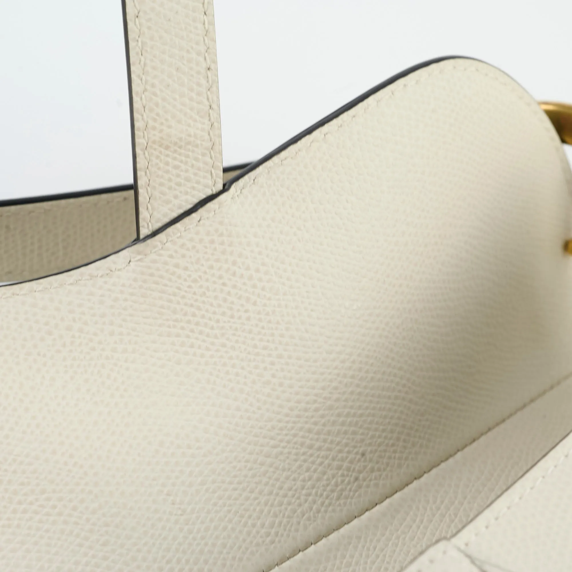 Christian Dior Saddle Bag Ivory