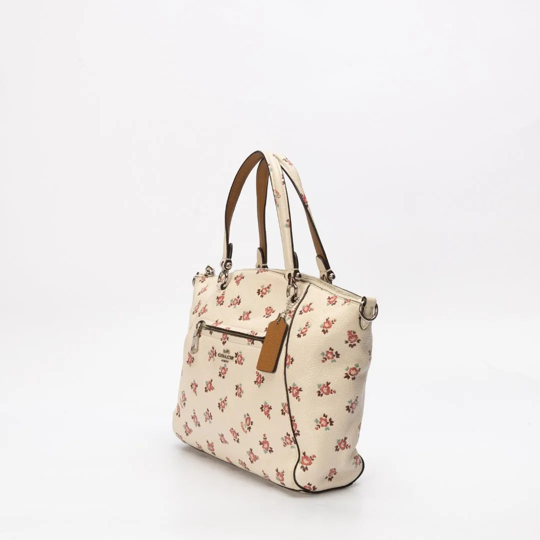 Coach Floral Print Prairie Satchel