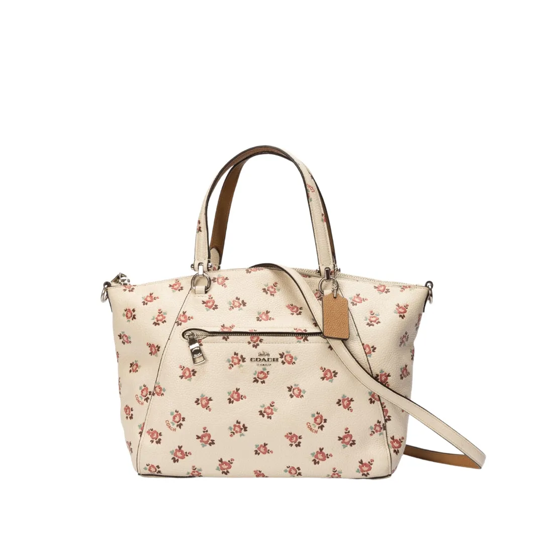 Coach Floral Print Prairie Satchel flash sale luggage