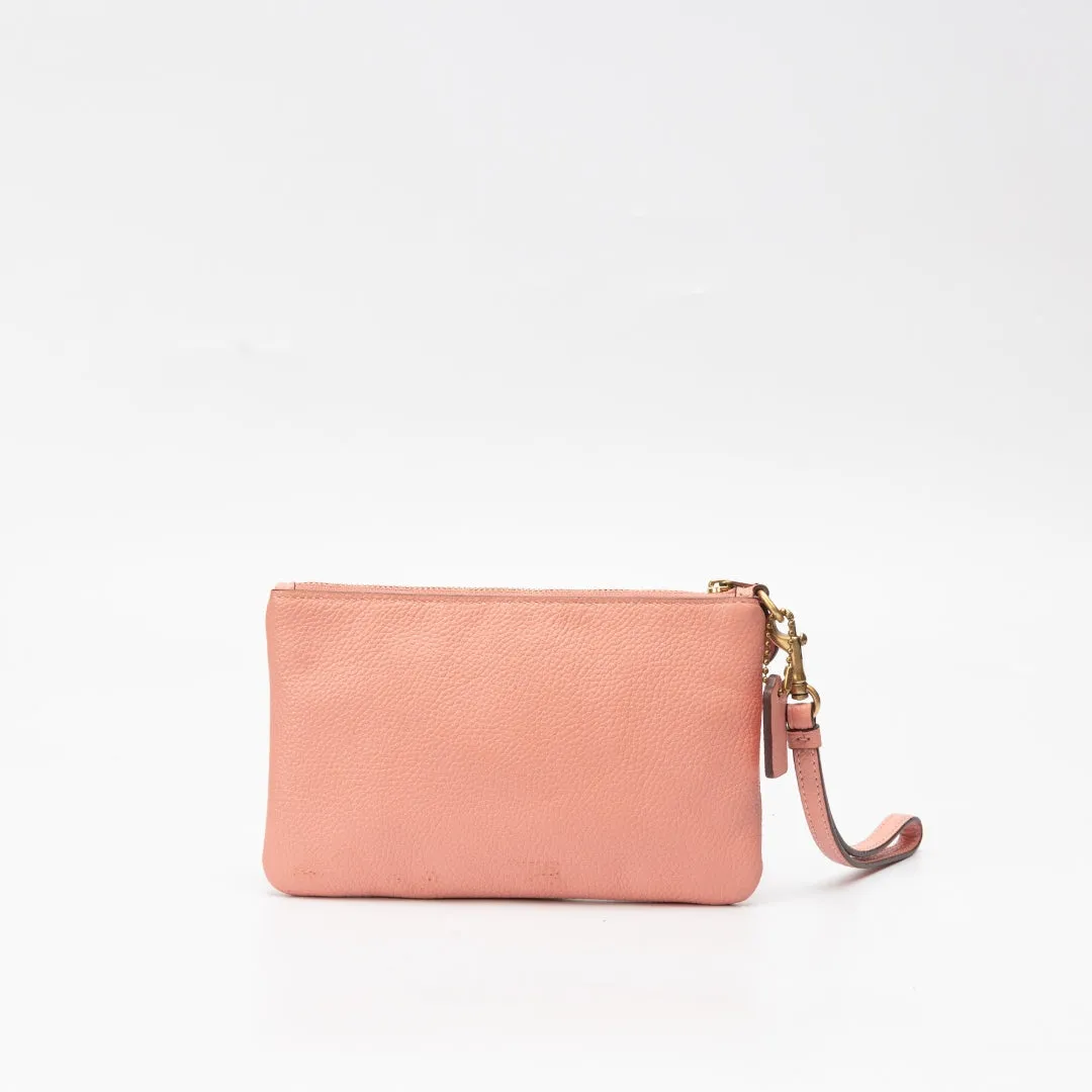 Coach Pink Medium Wristlet