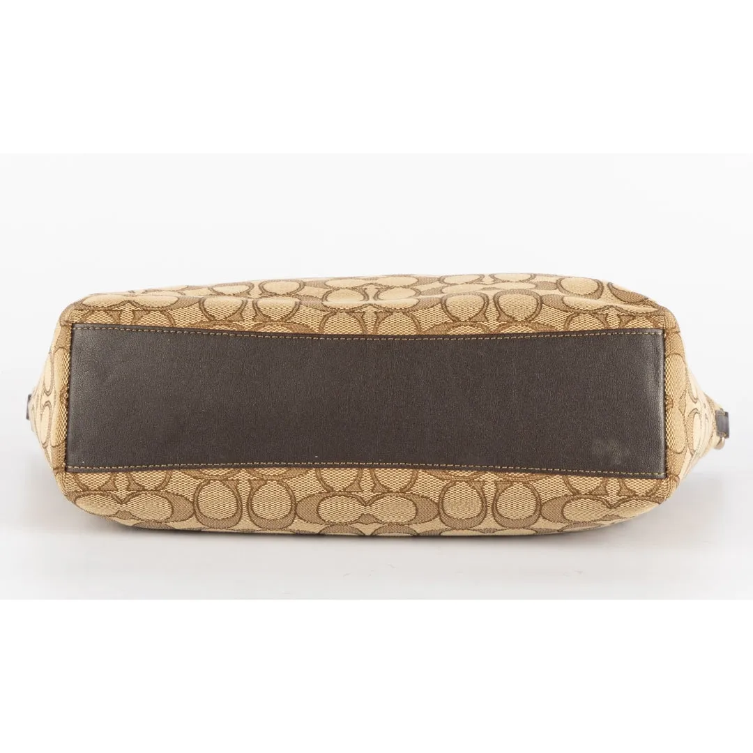 Coach Signature Jacquard Prairie Satchel