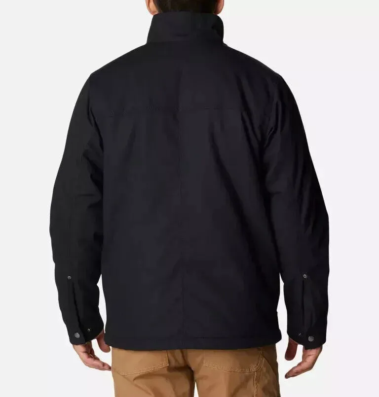 Columbia Loma Vista II Jacket Men's Large Black Full Zip Water-Resistant APP1229