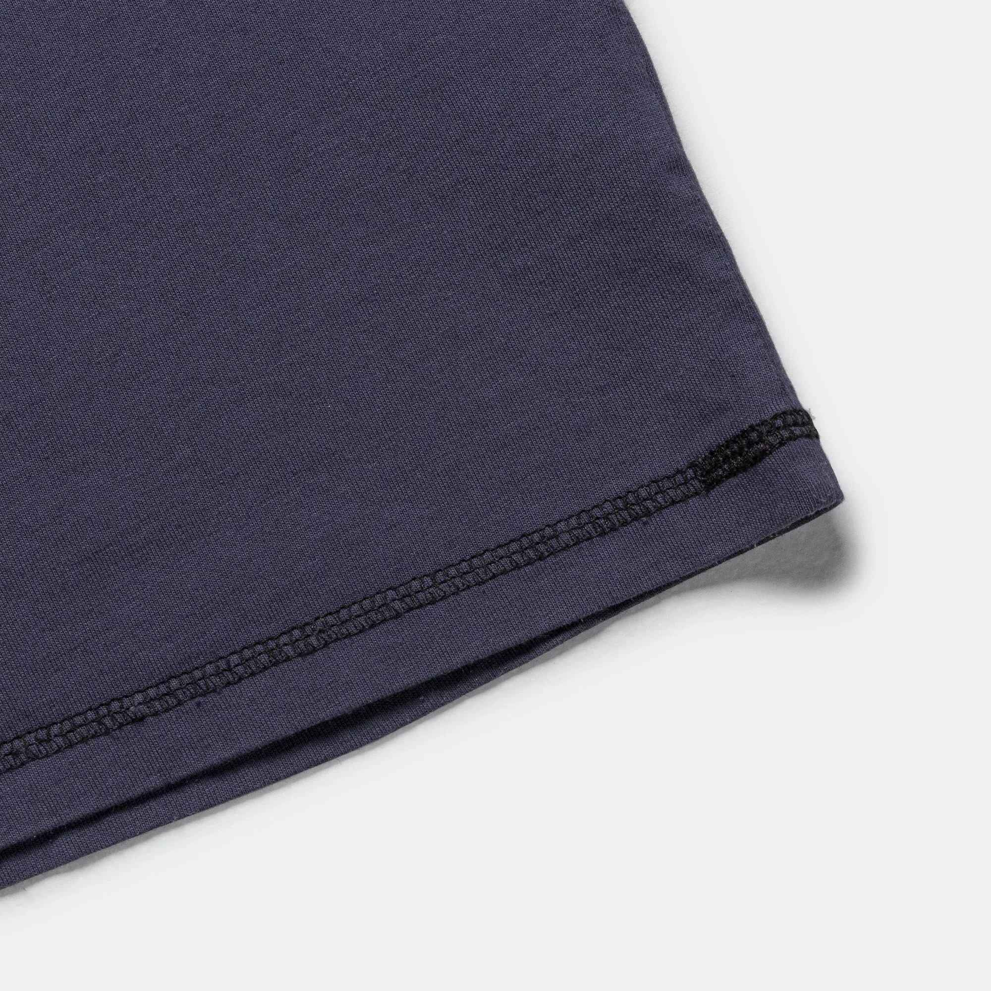 Contrast Stitch SS Tee - Black Currant