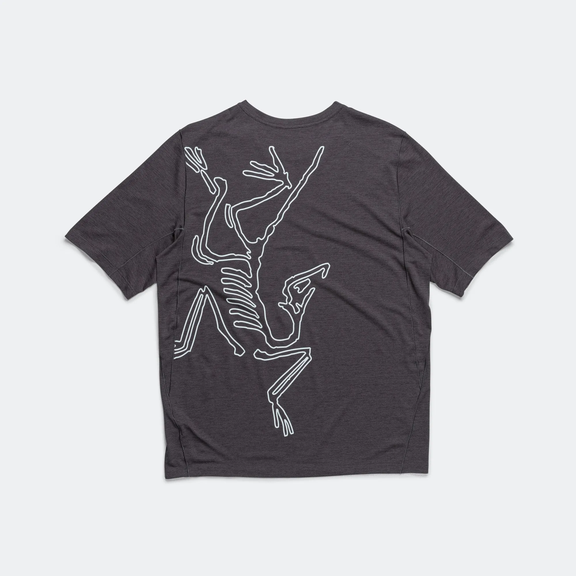 Cormac Arc'Bird Logo SS T-Shirt - Black Heather