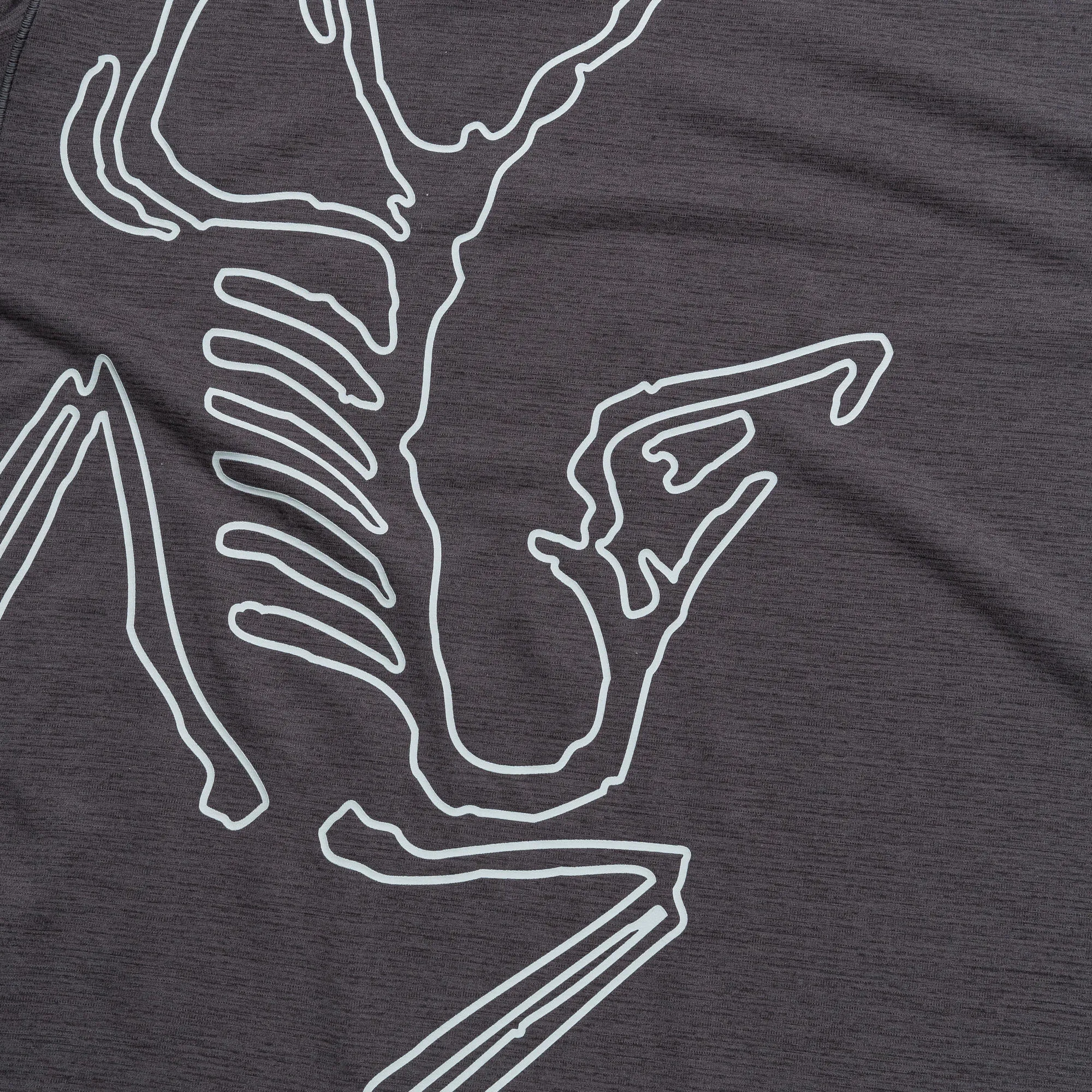 Cormac Arc'Bird Logo SS T-Shirt - Black Heather