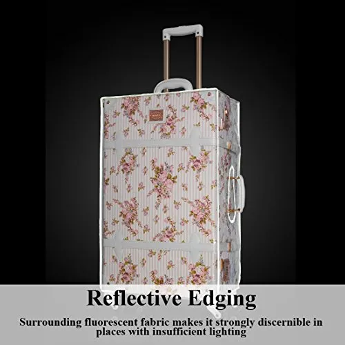 COTRUNKAGE Clear Vintage Luggage Cover Protector Dust Protective Cover (20")