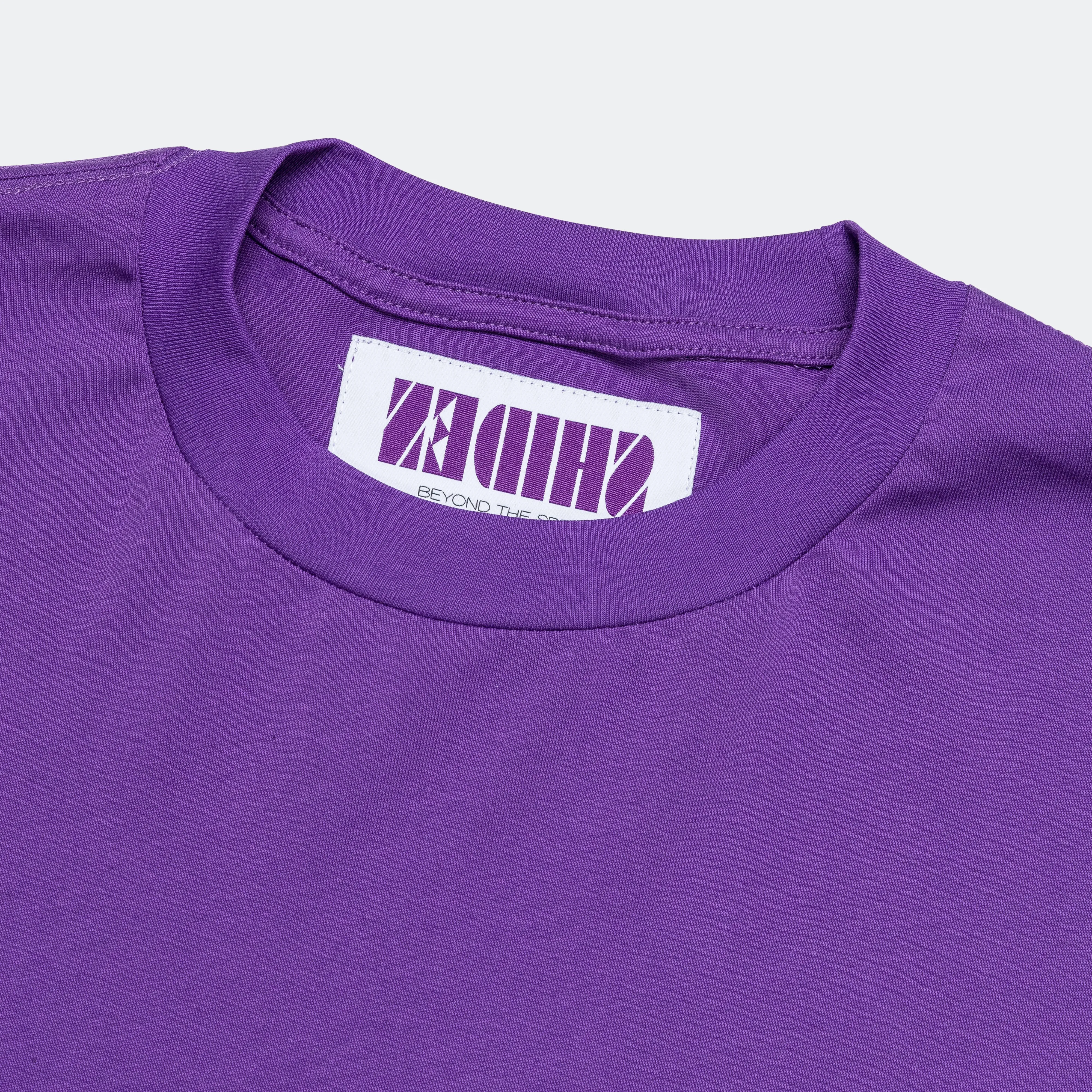 Crew Neck L/S Tee - Purple