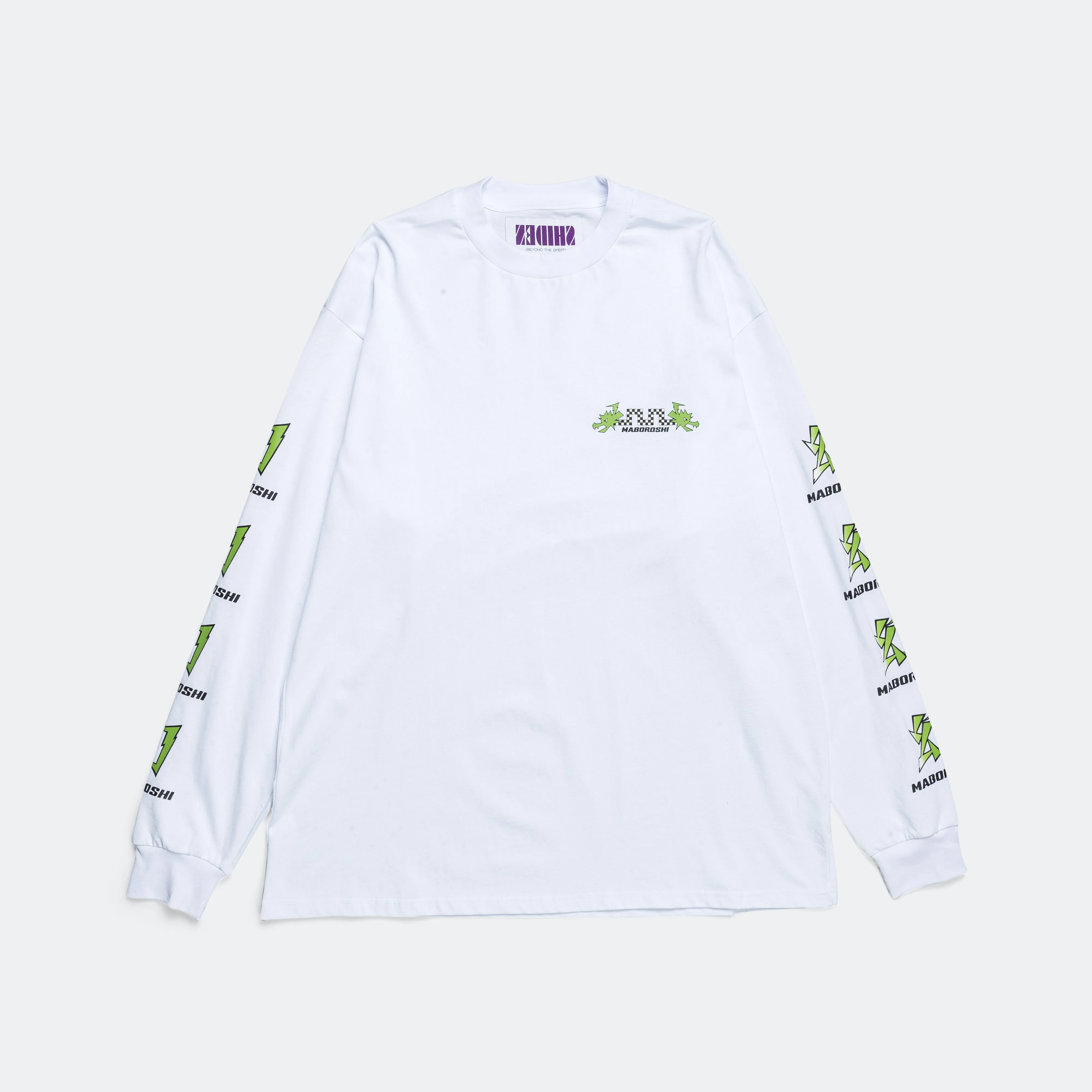Crew Neck L/S Tee - White