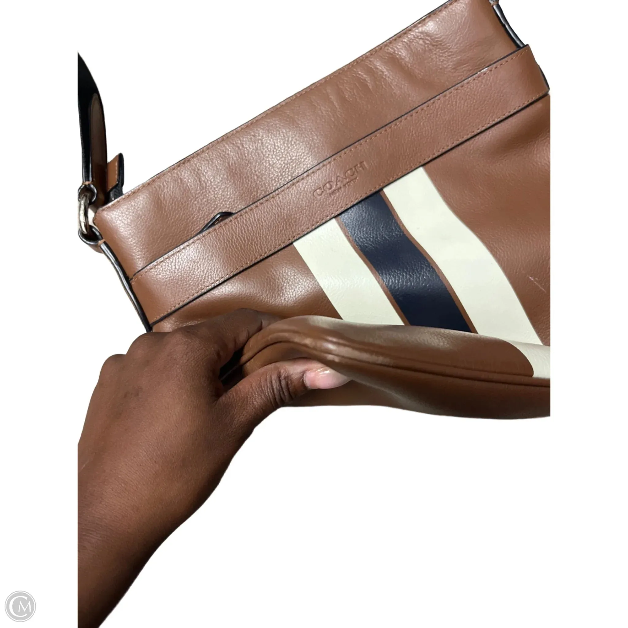 Crossbody Designer By Coach, Size: Large