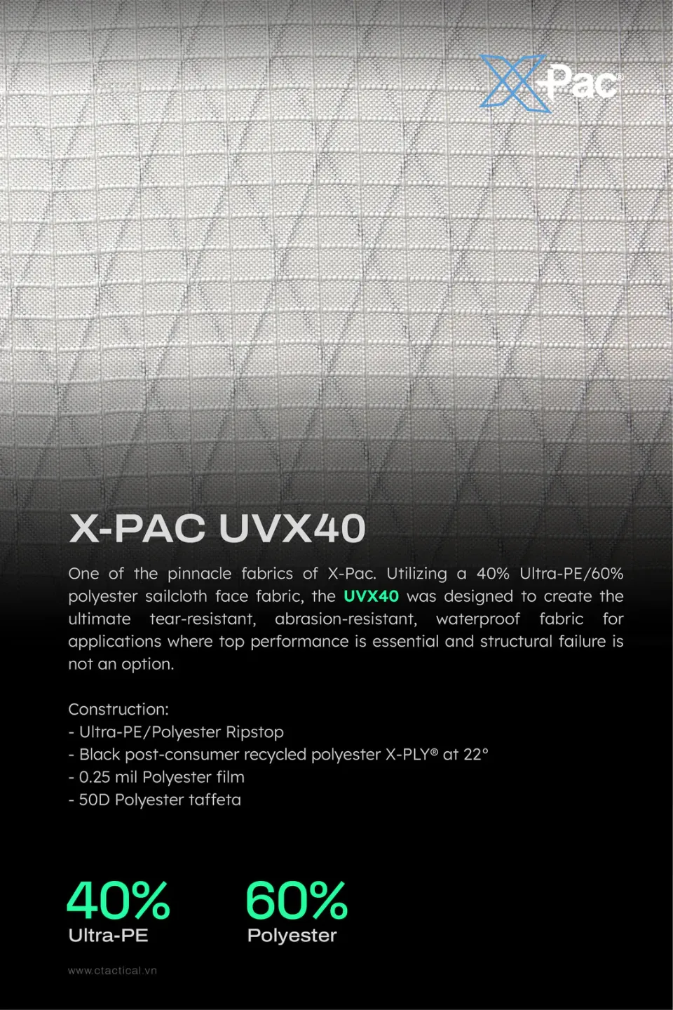 Ctactical CT4W EDC Waist Pack - XPAC UVX40
