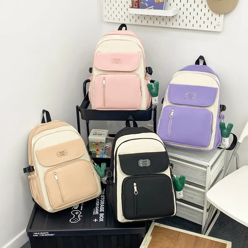 Cute backpack large capacity student school bag 