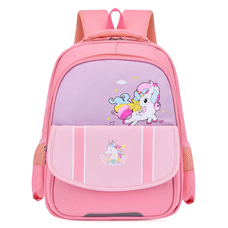 Cute small backpack weight-reducing back protection backpack 