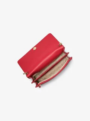 Daniela Large Saffiano Leather Crossbody Bag