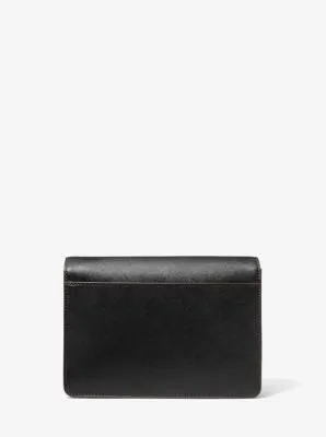 Daniela Large Saffiano Leather Crossbody Bag