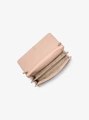 Daniela Large Saffiano Leather Crossbody Bag