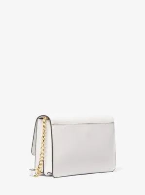 Daniela Large Saffiano Leather Crossbody Bag