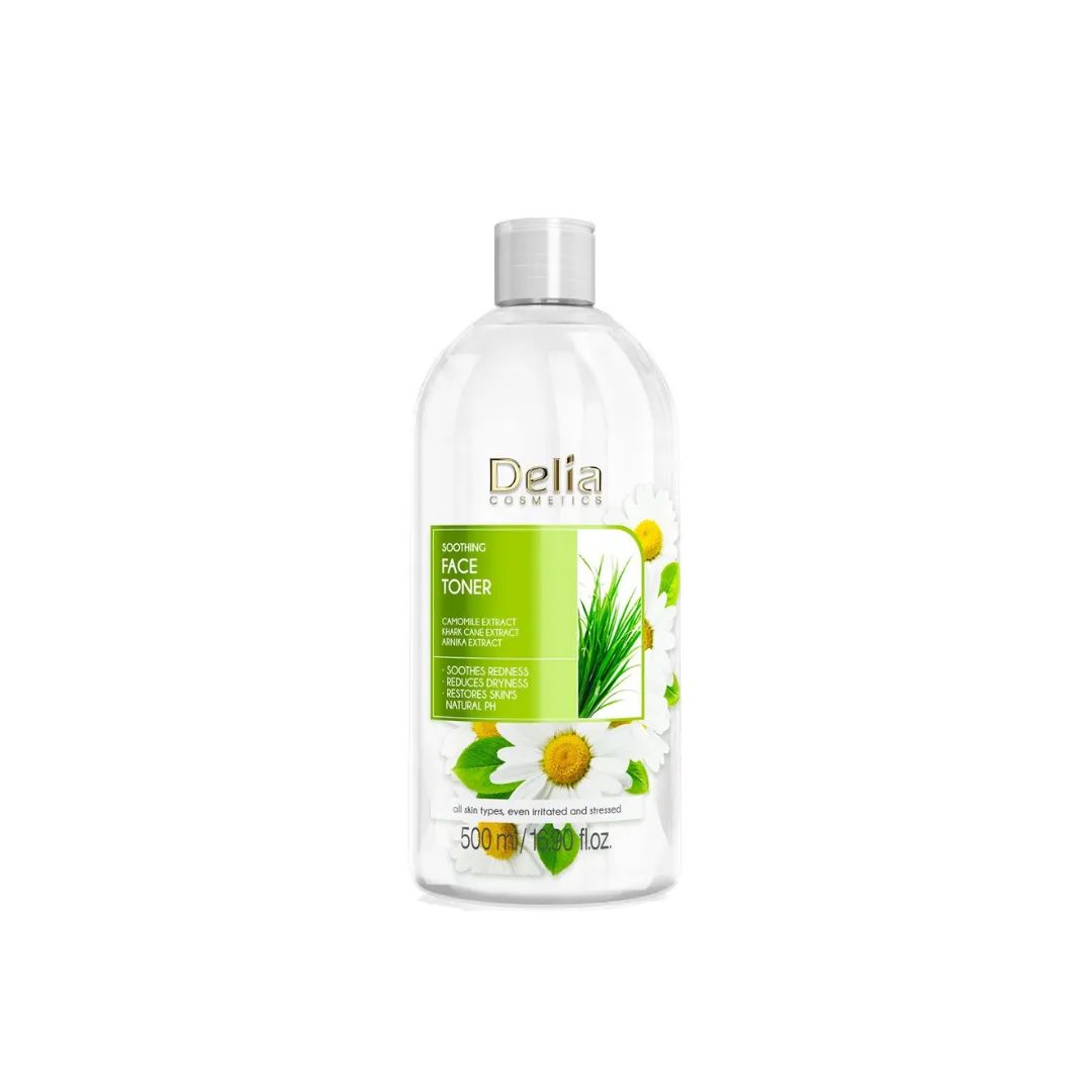 Delia Soothing Camomile Extract Face Toner 500ml 