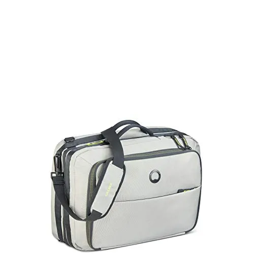 DELSEY Paris Daily's Two Compartment Laptop Messenger Shoulder Bag, Light Gray, 15.6 Inch Sleeve