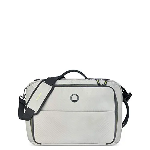DELSEY Paris Daily's Two Compartment Laptop Messenger Shoulder Bag, Light Gray, 15.6 Inch Sleeve mega luggage savings
