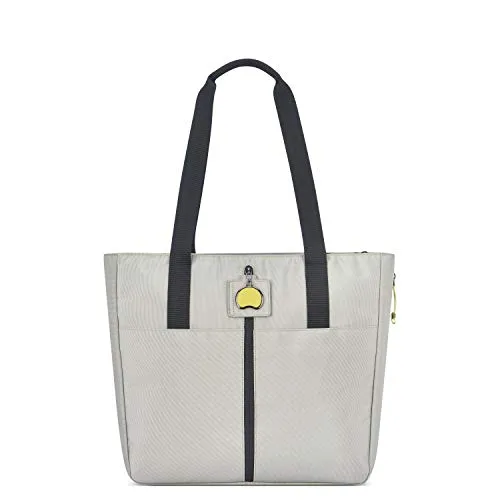 DELSEY Paris Women's Daily's Tote Shoulder Bag, Light Gray, 14 Inch Sleeve mega luggage savings