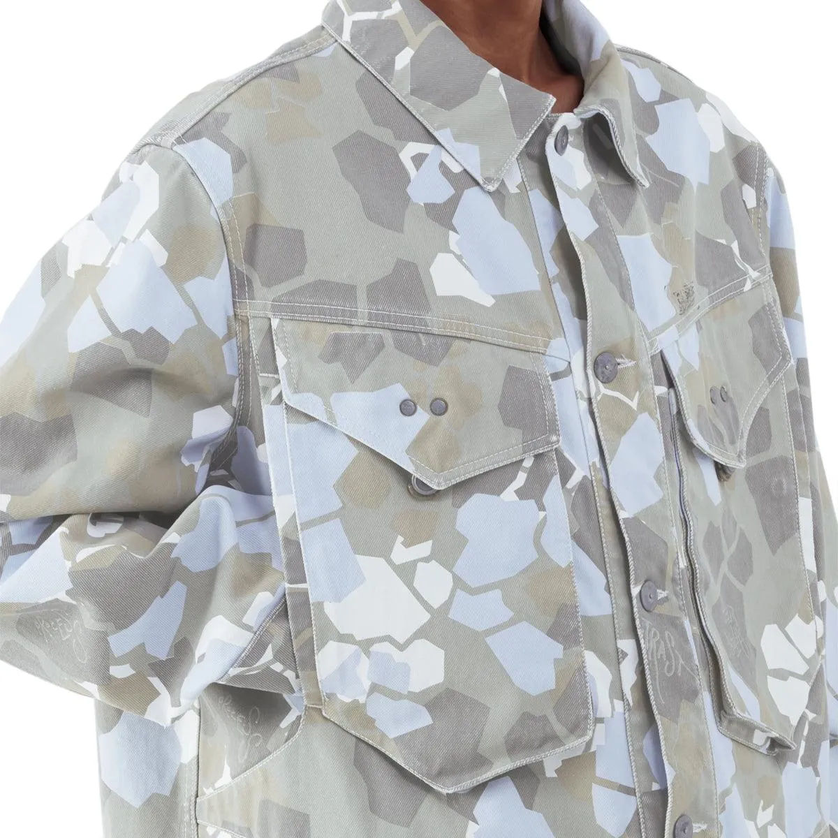 Denim Jacket 'Blue Camo'