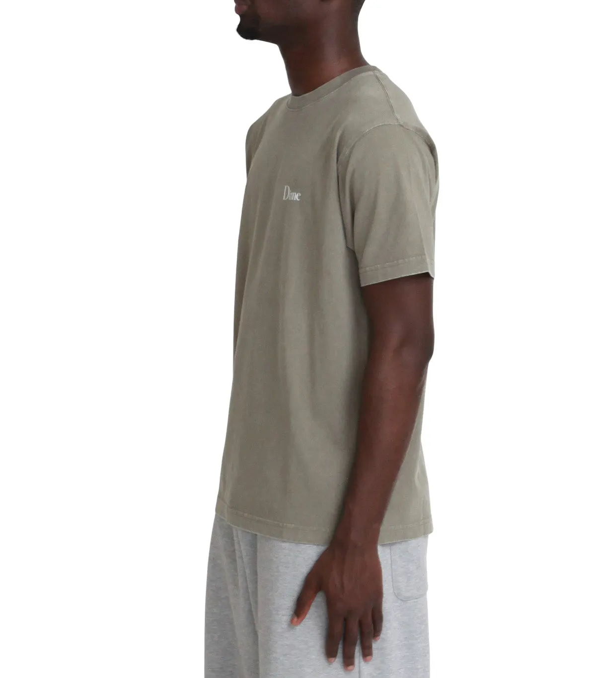 Dime Classic Small Logo T-Shirt Cemenet