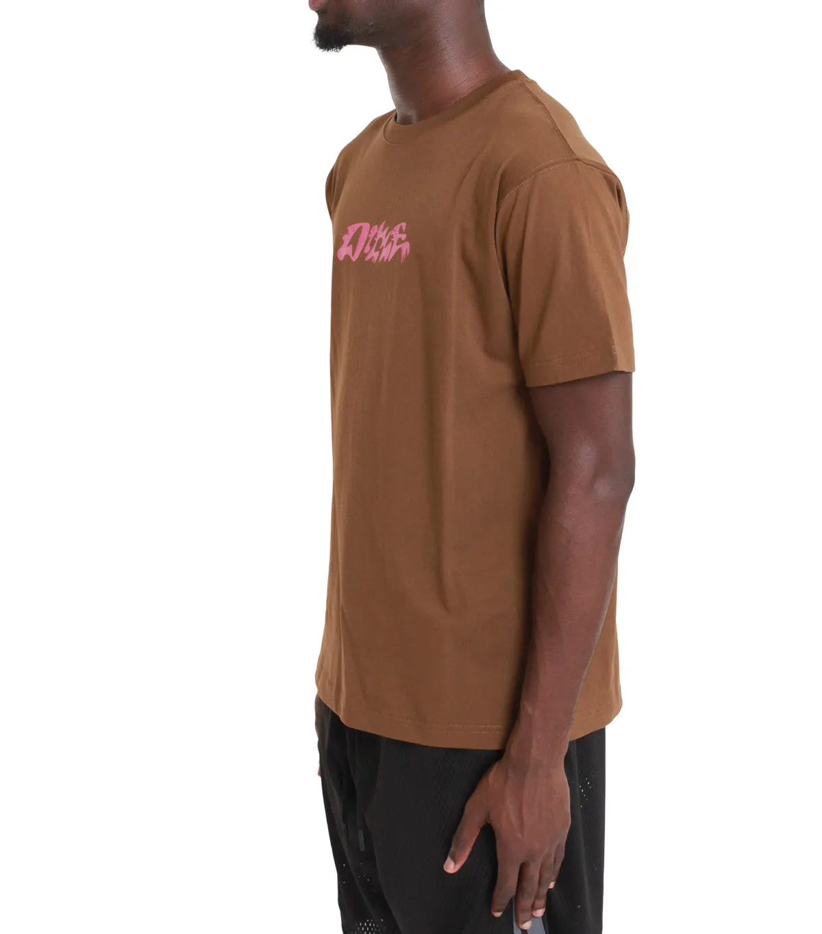Dime Happy T-Shirt Dark Brown