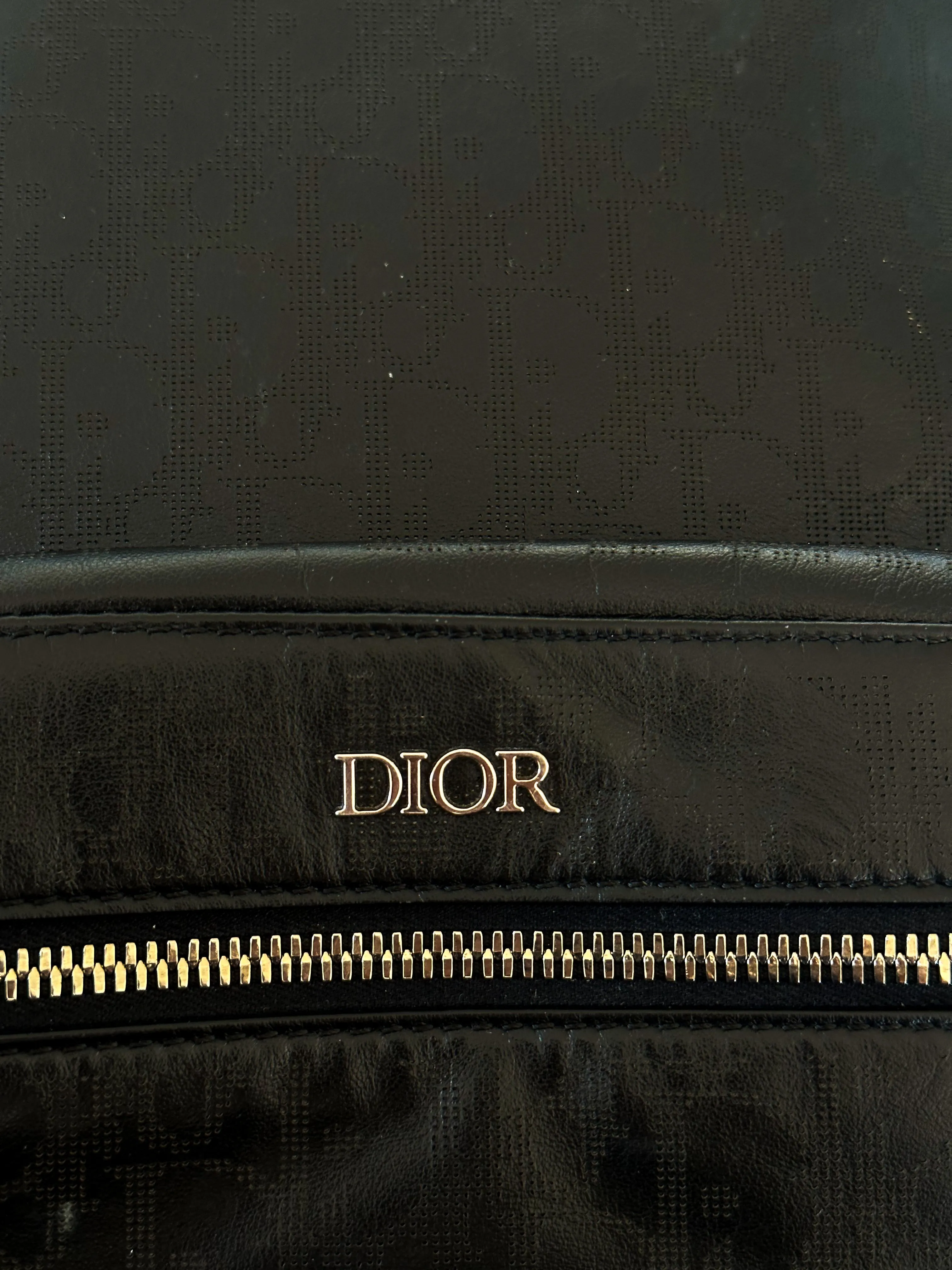 Dior Black Oblique Galaxy Rider Backpack
