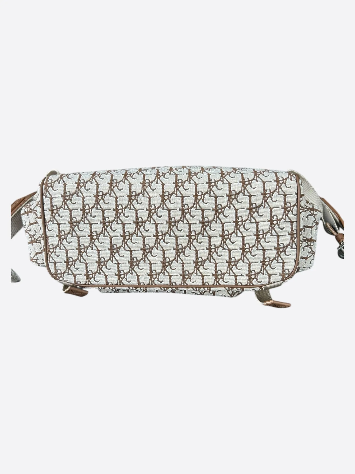 Dior Cactus Jack Beige & Brown Oblique Hit The Road Backpack