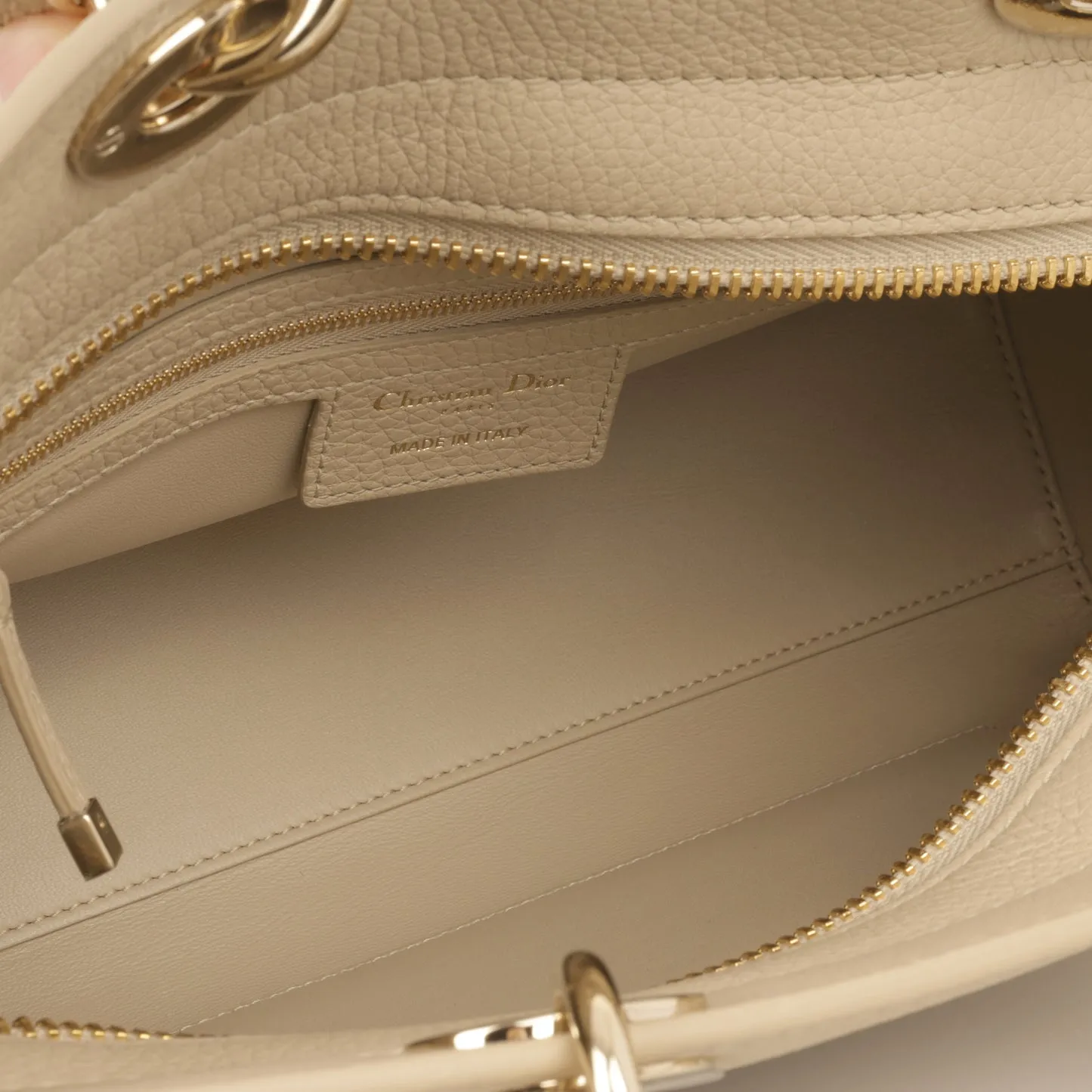 Dior Dior - Lady D- Sire - Beige Taurillon CGHW - Brand New