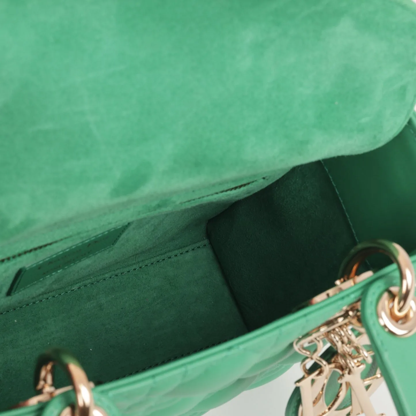 Dior Dior - My ABCDior - Small - Green Lambskin CGHW - 2023 - Pre-Loved
