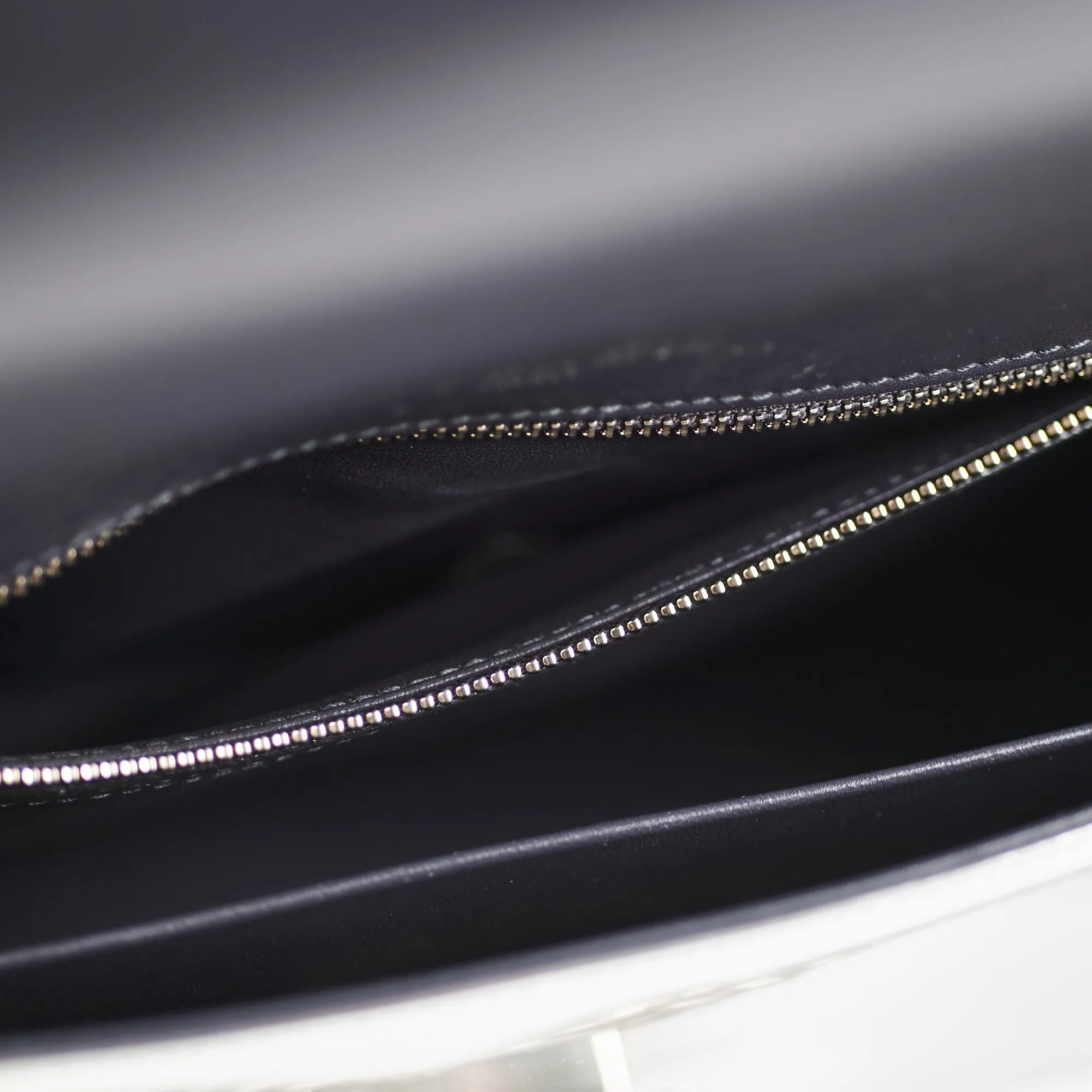Dior Medium Diorama Metallic Silver