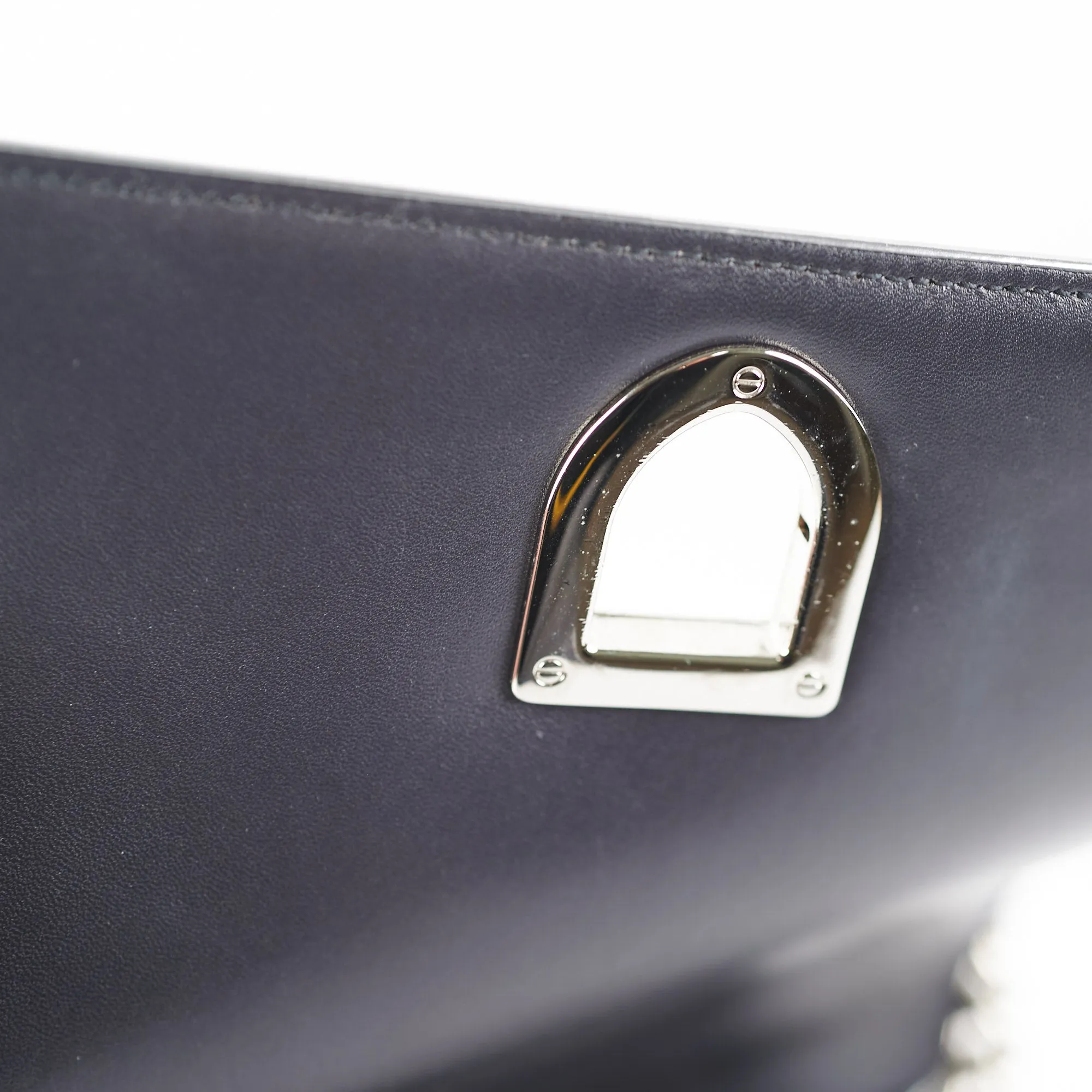 Dior Medium Diorama Metallic Silver