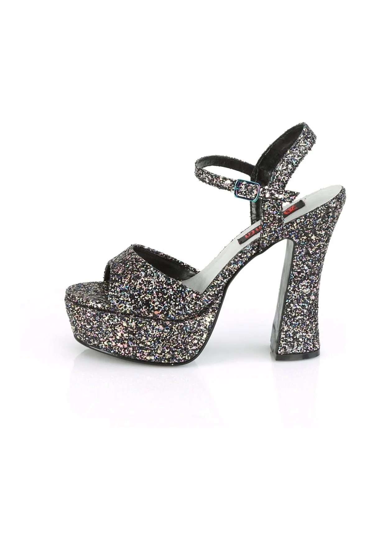 DOLLY-09 Black Glitter Sandal