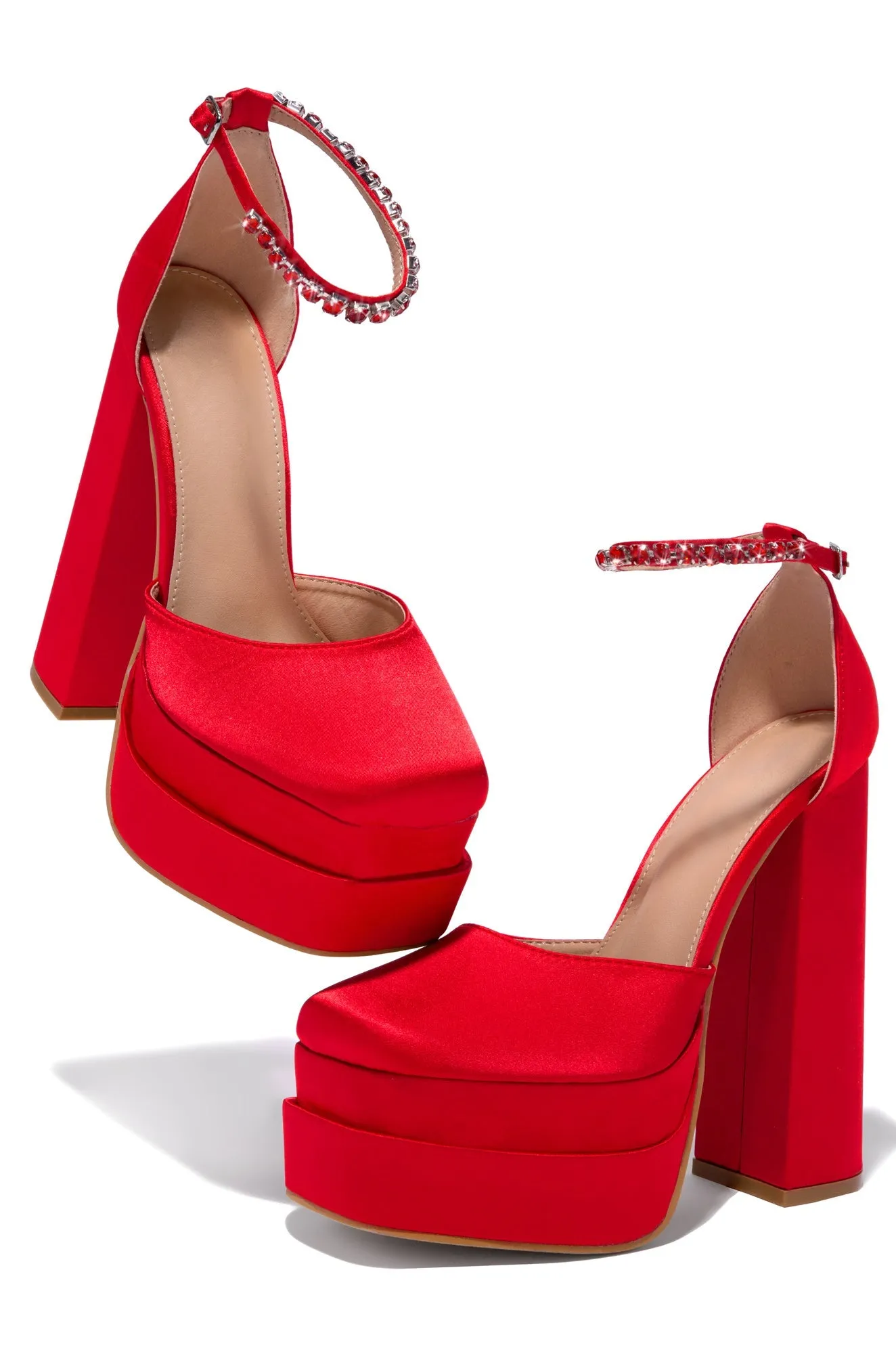 Elana Heel-Red