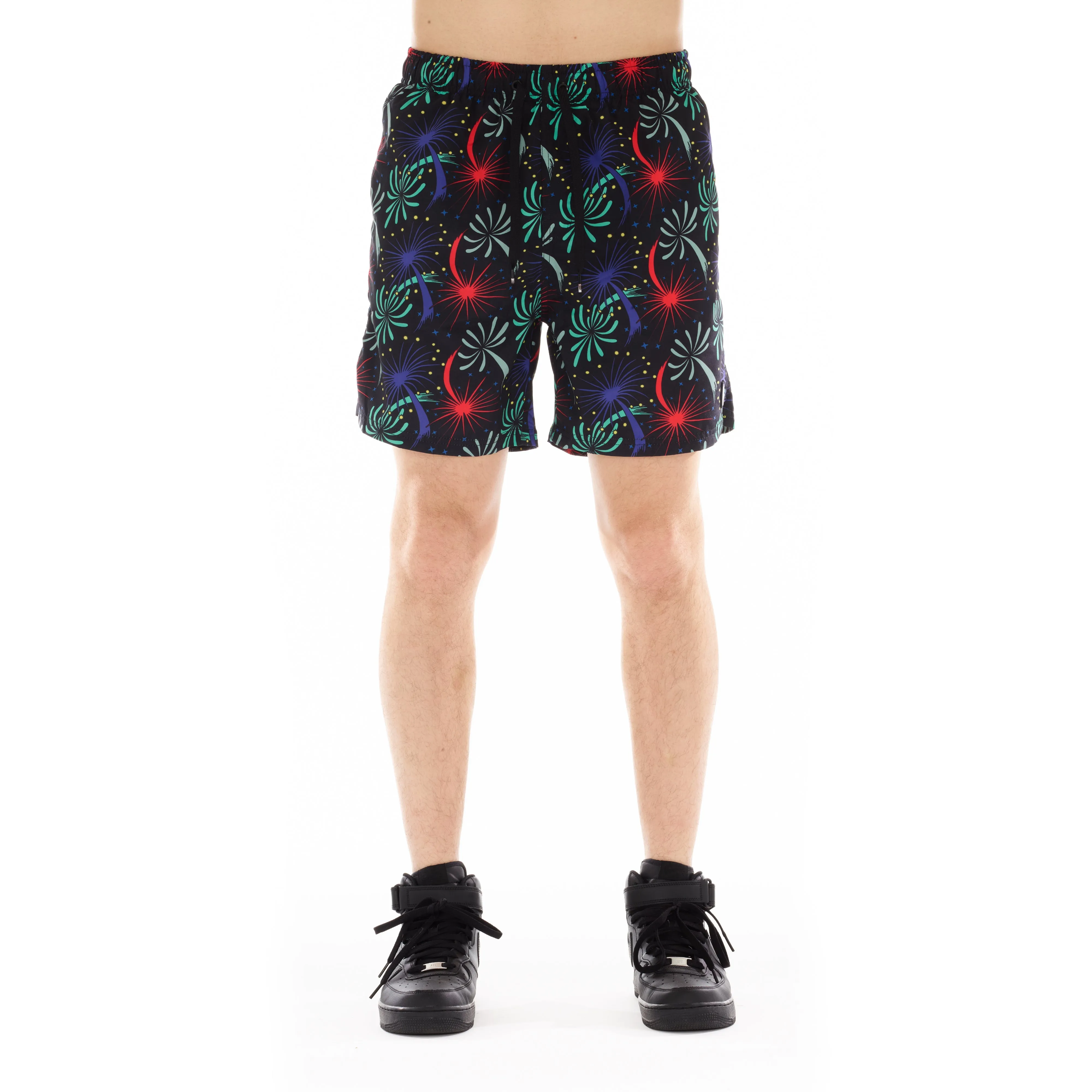 ELASTIC WAIST SWIM SHORT