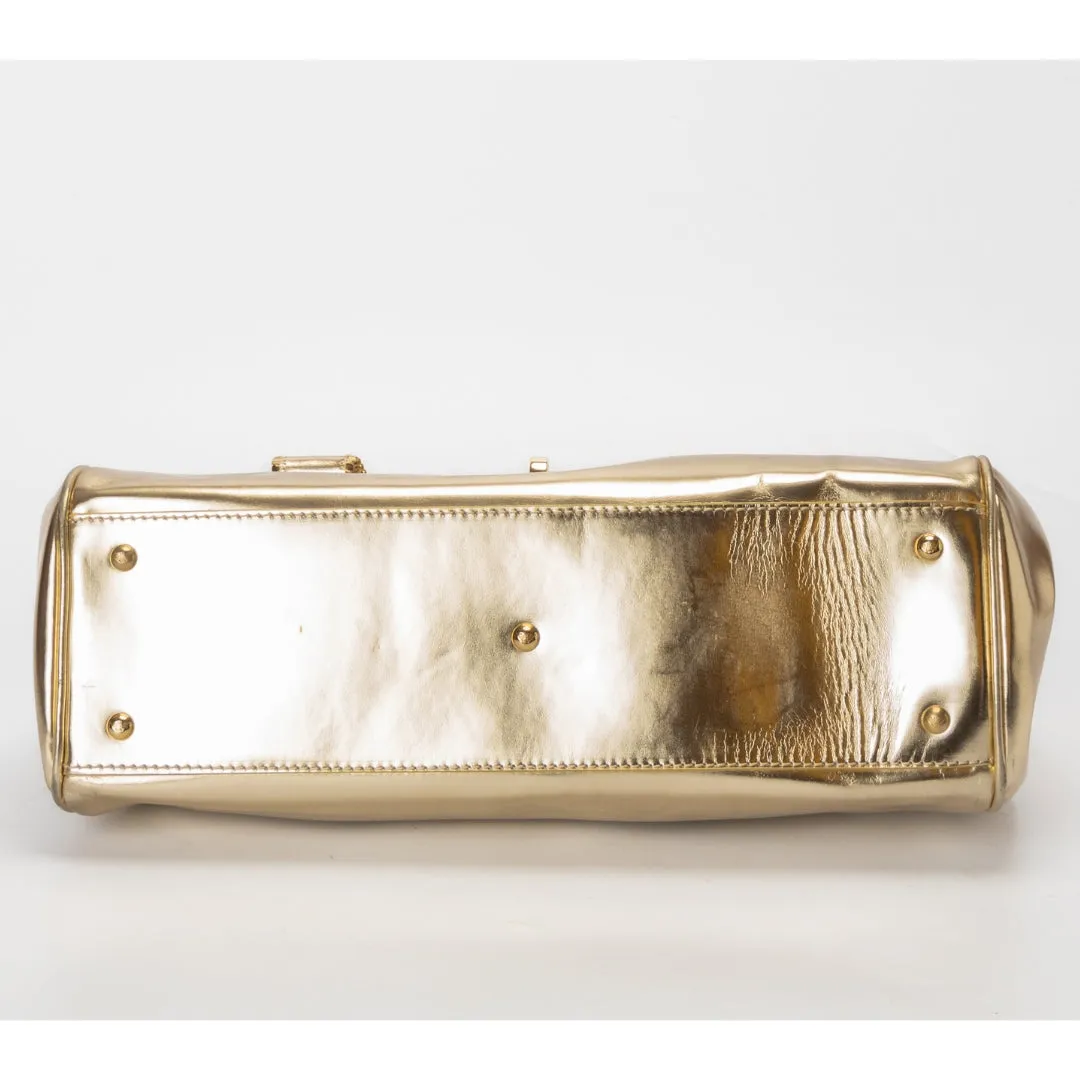 Emporio Armani Metallic Satchel