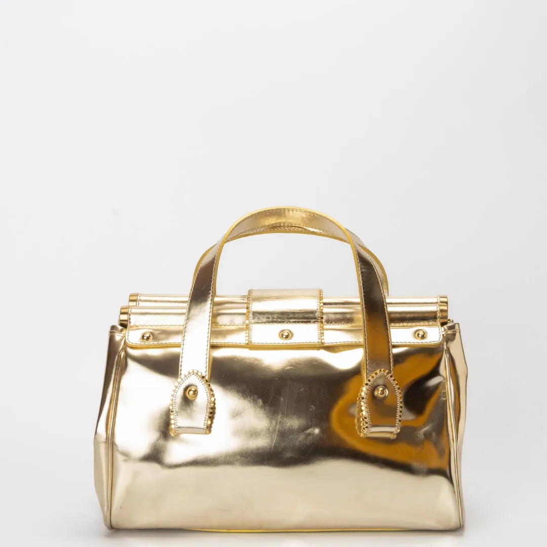 Emporio Armani Metallic Satchel