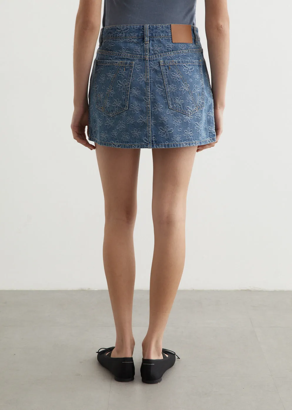 Envy Denim Mini Skirt