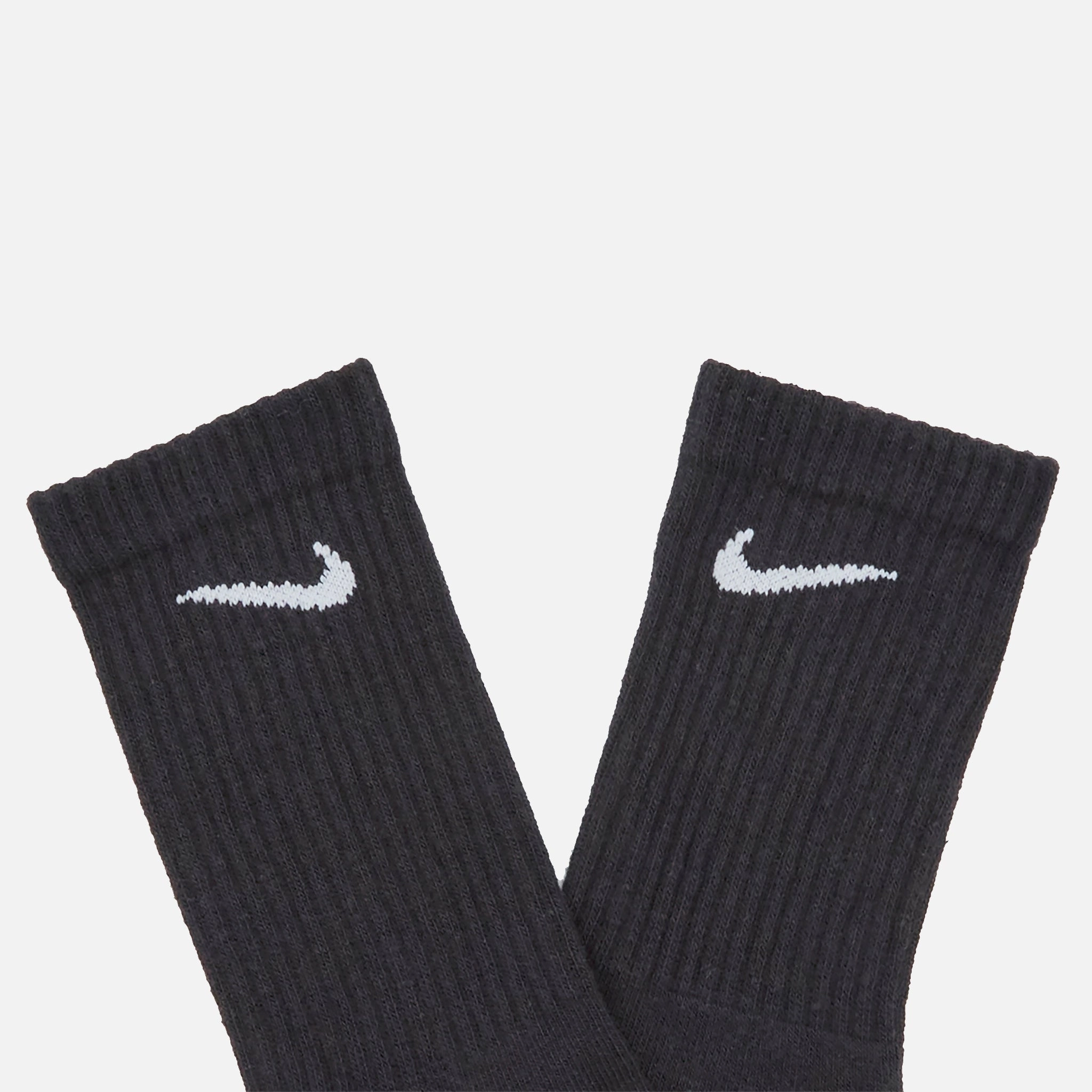 Everyday Plus Cushioned Training Crew Socks Black | White